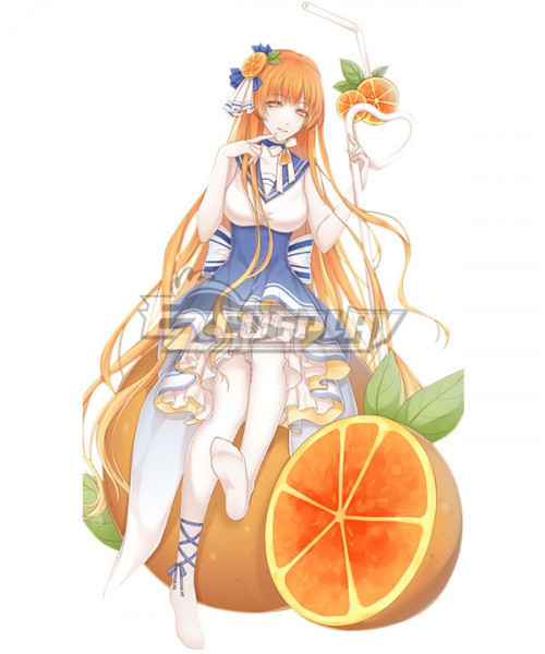 Food Contract Game Orange Juice Cosplay Costume #food