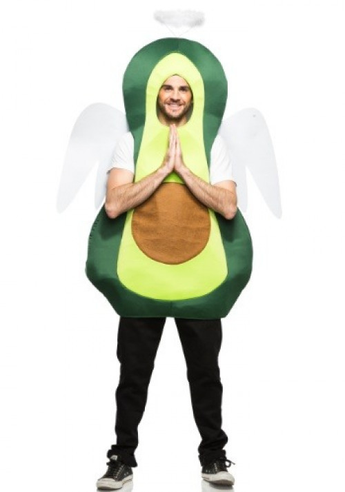 For a Halloween costume that's fun and humorous, the Adult Holy Guacamole Costume is just what you're looking for! #food