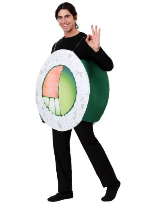 If you love sushi more than anything then you might as well just dress up as it for Halloween, and now you can with our exclusive Adult Sushi Roll Costume. #food