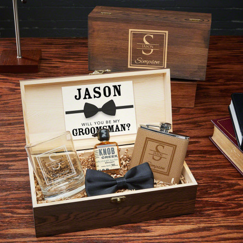 Treat your groomsmen and best man to the best with these personalized best man gifts. Custom engraved with your groomsmenâ€™s names and title (best man, groomsmen, usher, father of the groom, etc) these gift sets will be remembered for years to come. 5 pi #best