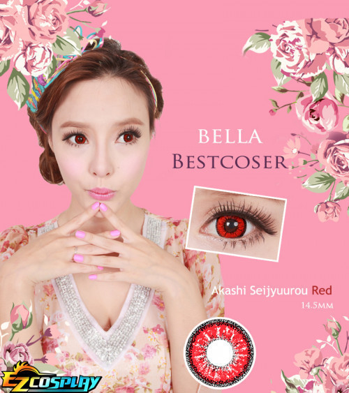 Bella Eye Best Coser Kuroko's Basketball Akashi Seijuro Red Cosplay Contact Lense #best