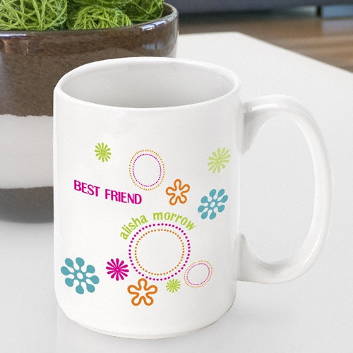 Brighten their morning with this fun mug! Put some groove in their morning brew with our custom Groovy coffee mug. This totally cool mug is sure to add some good vibes to their morning with its vibrant colors and whimsical designs. Personalize a coffee m #mug