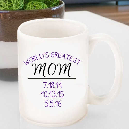 The innovative presentation of this customized coffee mug comes from its Mother's special theme and personalized styling. This personalized coffee mug works as the perfect Mother's Day gift as it will be the first thing that your mom will see in the morn #mug