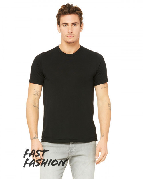 Bella + Canvas 3880C Fast Fashion Viscose Fashion Unisex T-Shirt - Black - XS #fashion