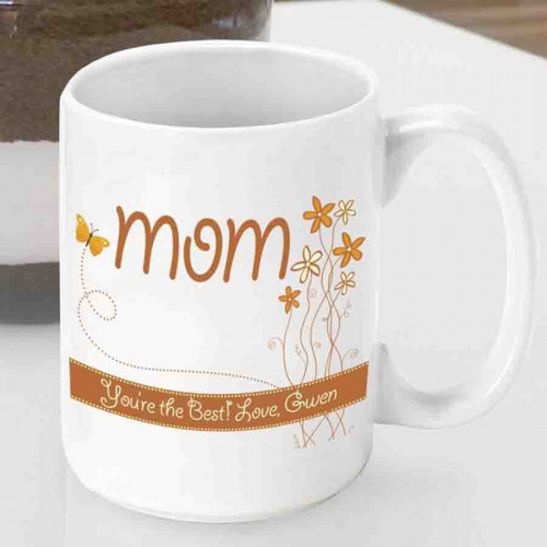 Show Mom how much you care right down to the last sip with a custom Mom mug! Now you can send Mom flowers that will last a lifetime! Our Breath of Spring mom mug features a sweet bouquet of spring flowers for an even sweeter mother. Now she can wake up ev #mug