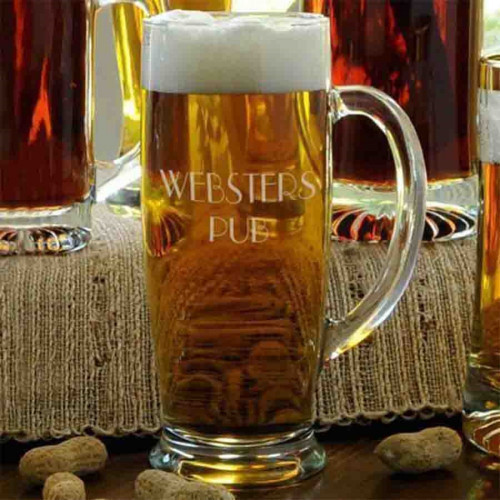 Personalized Ferdinand mug - Give a set of these stylish Ferdinand Mugs to your groomsmen or anyone who appreciates the fine qualities of a good brewski. Mug includes a sturdy handle and wide base to prevent spills during exciting sporting events! Include #mug