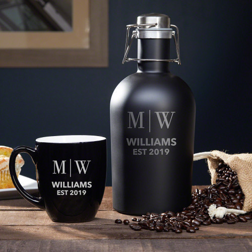 Few things are better than a hot cup of coffee in the morning. Now you can carry that feeling with you all day with our custom coffee growler and mug set. Capable of holding 64 ounces and keeping your coffee warm, enjoy your favorite brew on your commute, #mug