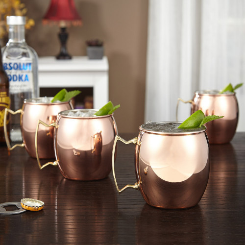 The original Moscow Mule recipe was created in the 1940s by a vodka and ginger beer promoter, and has been a staple at American bars ever since. A frosted copper mug is a requirement for proper presentation, and these unique Moscow Mule mugs are the ideal #mug