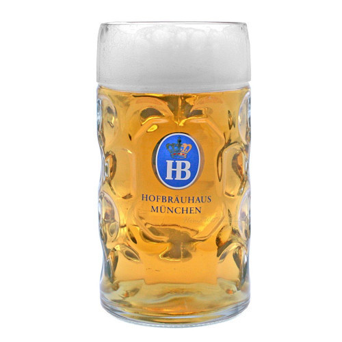 Couldn't catch that last minute flight to Munich Oktoberfest? No problem, we've got you covered with this authentic Hofbrauhaus dimple beer mug, or mass krugs as they're called in Germany! Identical to the ones used at the Munich Oktoberfest, these glass #mug