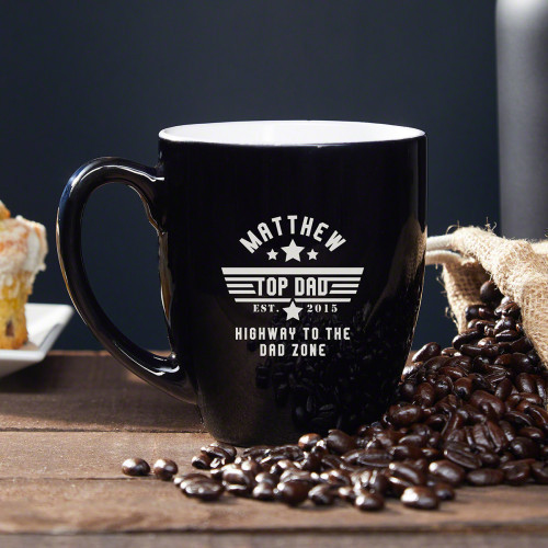 Make sure the father you know gets his own custom dad gift with this awesome mug in the theme of Top Gun! Being a dad is a big deal, and you know that he is going to need a little more energy to keep up with the kids throughout the day. To do so, get him #mug