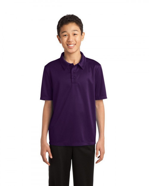 Port Authority Y540 Youth Silk Touch Performance Polo - Bright Purple - XS #silk
