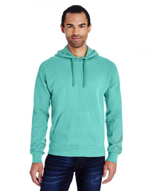 ComfortWash by Hanes GDH450 Unisex 80/20 Pullover Hood Sweatshirt - Mint - S #%20