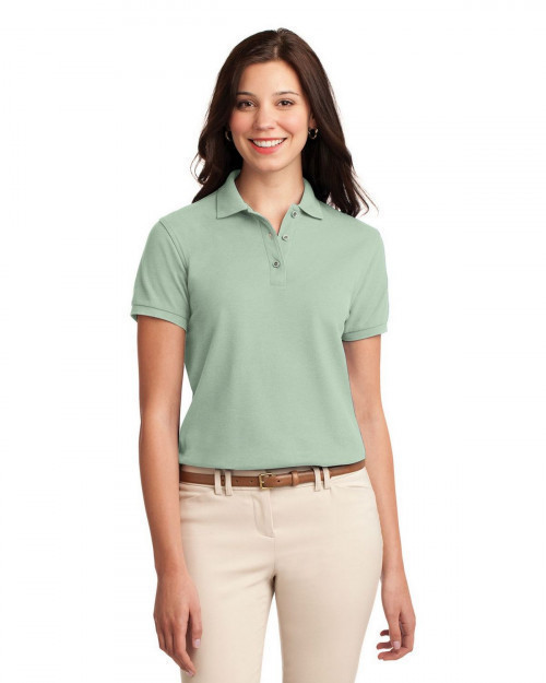 Port Authority L500 Women's Silk Touch Polo - Mint Green - XS #silk