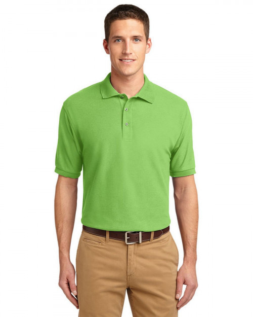 Port Authority K500 Men's Silk Touch Polo - Lime - XS #silk