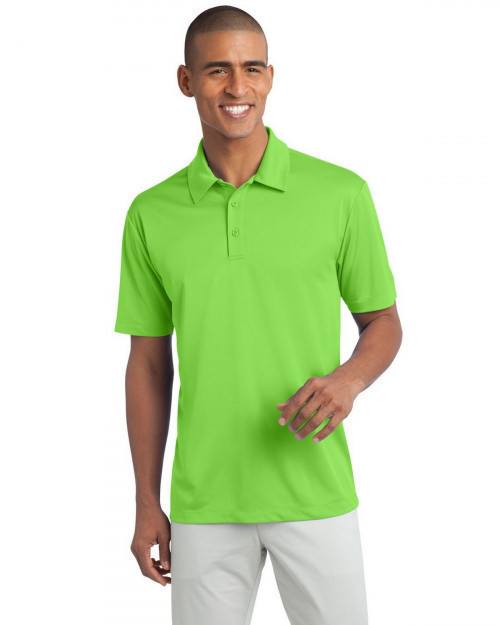 Port Authority K540 Men's Silk Touch Performance Polo - Lime - XS #silk