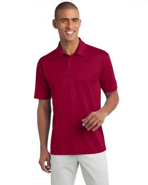 Port Authority K540 Men's Silk Touch Performance Polo - Red - XS #silk
