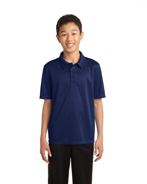 Port Authority Y540 Youth Silk Touch Performance Polo - Navy - XS #silk