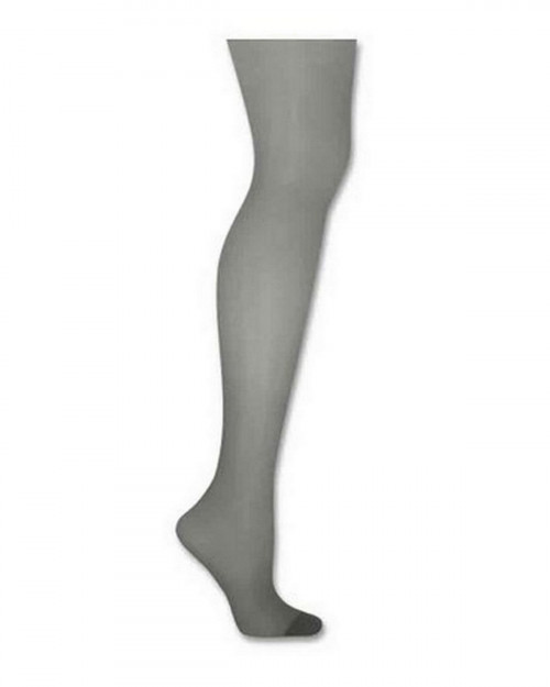 Hanes 716 Silk Reflections Non-Control Top Reinforced Toe Pantyhose - Barely Black - AB #silk
