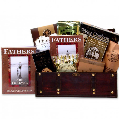 Features Fathers Are Forever Inspirational Book. Your love for Dad is timeless. Show him how much you care this Father's Day with this truly thoughtful gift that will continue giving for years to come. This keepsake wooden chest with latch is filled to ov #gift
