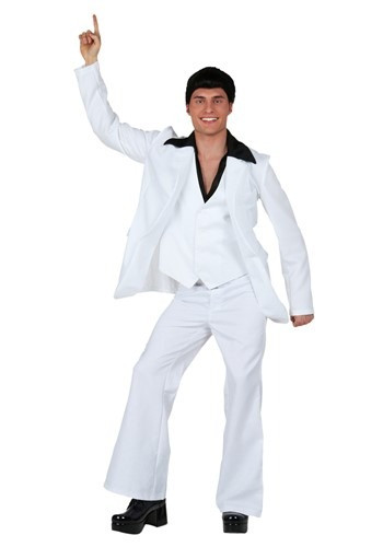 If you're a disco lover for life then you probably think of John Travolta as a personal hero! Live the dream with this Adult Deluxe Saturday Night Fever Costume. Exclusive! #night