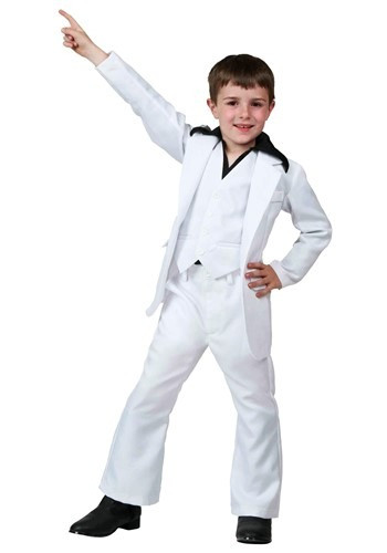 He can rule the dance floor in this Child Deluxe Saturday Night Fever Costume! #night
