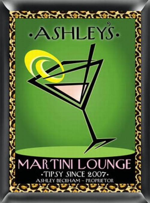 Traditional styled wood signs for the home or office - Add personality to any room decor with our traditional English Style Tavern Personalized Sign Collection. The Martini Cosmo Chic Sign is just one of over 35 styles that reflect individual passions fro #bar