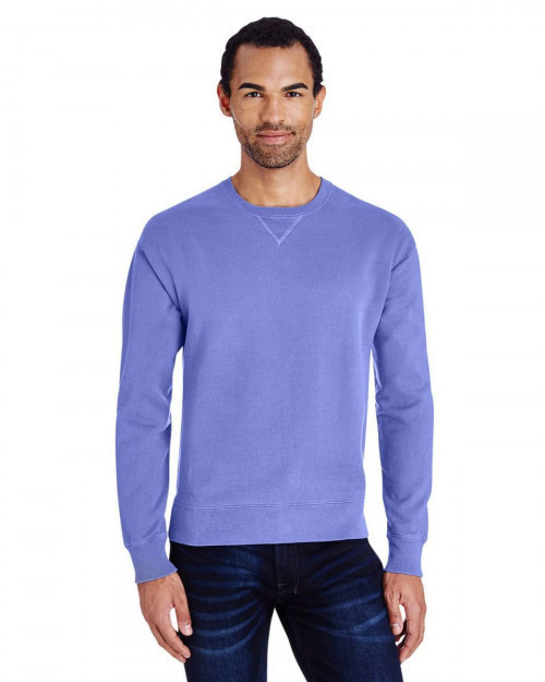 ComfortWash by Hanes GDH400 80/20 Crewneck Unisex Sweatshirt - Deep Forte - S #%20