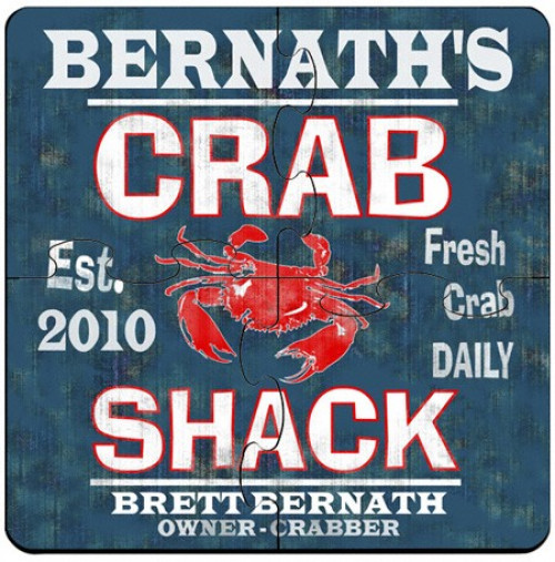 Personalize a coaster set in a design to match the recipient. An affordable lasting functional gift. Crab Shack Coasters from our pub coaster collection of over 30 different design styles are affordable yet an impressive gift for any occasion. The wine en #bar