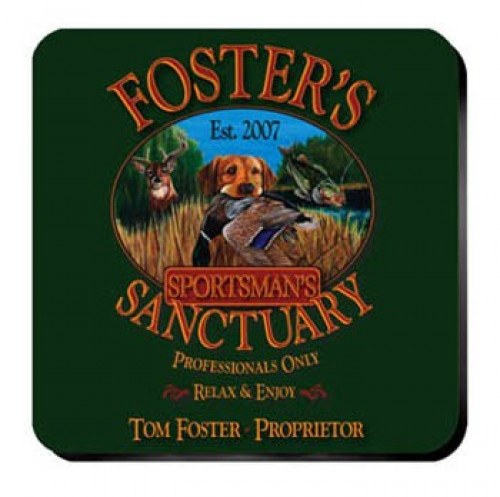 Personalize a coaster set in a design to match the recipient. An affordable lasting functional gift. Sportsman Coasters from our pub coaster collection of over 30 different design styles are affordable yet an impressive gift for any occasion. The wine ent #bar