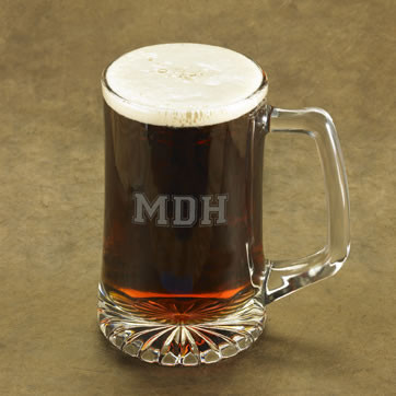 Choose from a variety of monogram styles for your college and add your personal engraving. Drink up with our collegiate-inspired 25 ounce personalized Monogram Icon Sports Mug. These gracefully shaped glass mugs are laser-etched and hold a hefty helping o #bar