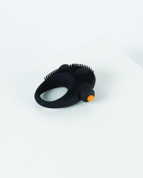 Stay harder for longer and use during sex for intense stimulation. The Vibrating Cock Ring is stretchy and lightweight for a comfortable fit, and features textured soft silicone nodules designed to stimulate her clit for an unforgettable ride. This powe #sex