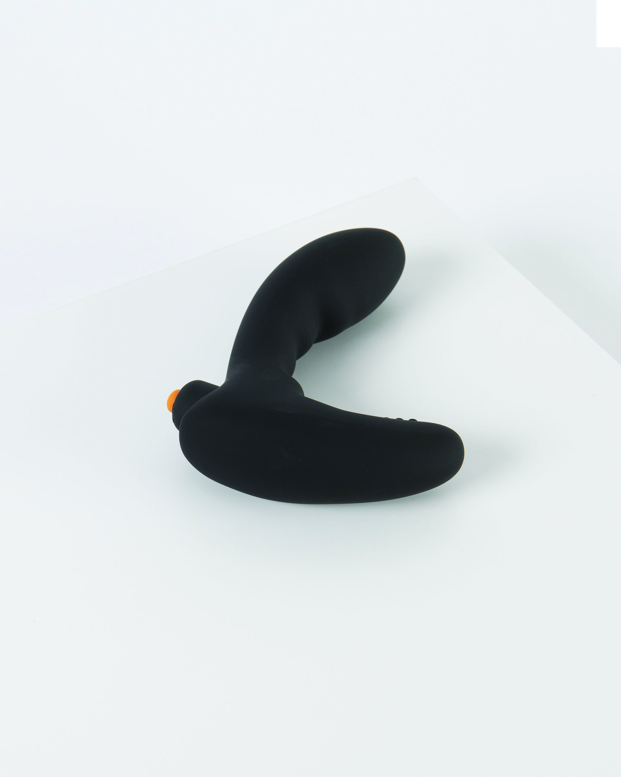 Experience mind-blowing anal sensations with The Vibrating Prostate Massager. The curved shape and thicker tip targets the P spot and is designed to stay in position for intensely satisfying stimulation. Packed with power, the removable bullet with 7 v #sex
