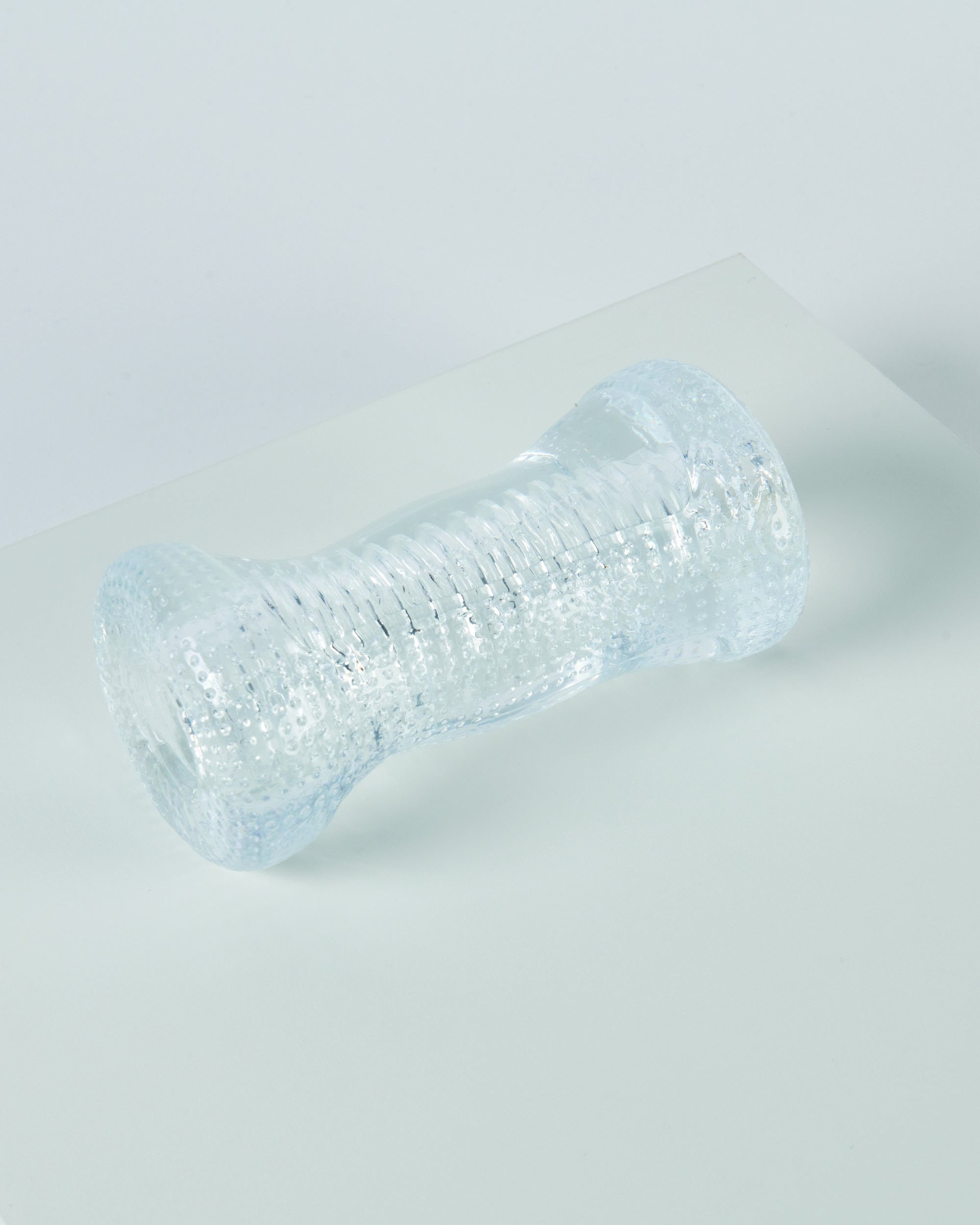Know your stealth. The Clear Stealth Stroker is stretchy, soft and includes a ribbed tunnel to get you harder with every stroke. The easy grip exterior allows you to control the speed and pressure, while the clear design allows you or your partner to wa #sex