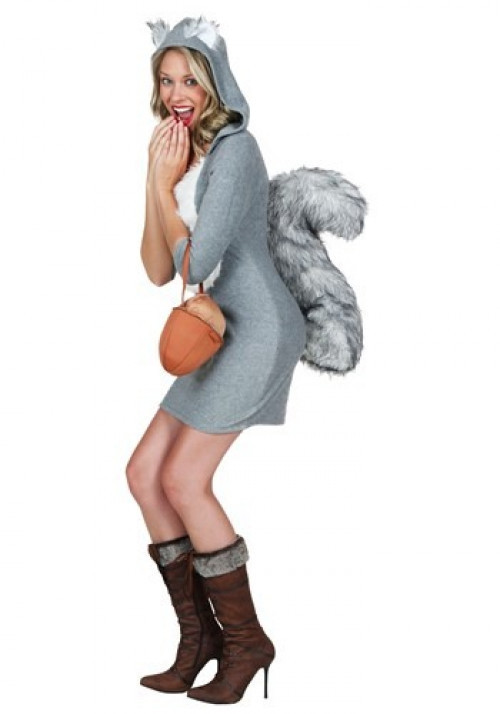 When you wear this Sexy Squirrel Costume, you might feel a little nutty! But that's okay, that's totally normal for a squirrel. This costume is an EXCLUSIVE. #sexy