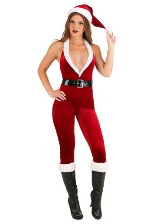 Bring the present of your presence with this Women's Sexy Santa Bodysuit! Everyone will love it! #sexy