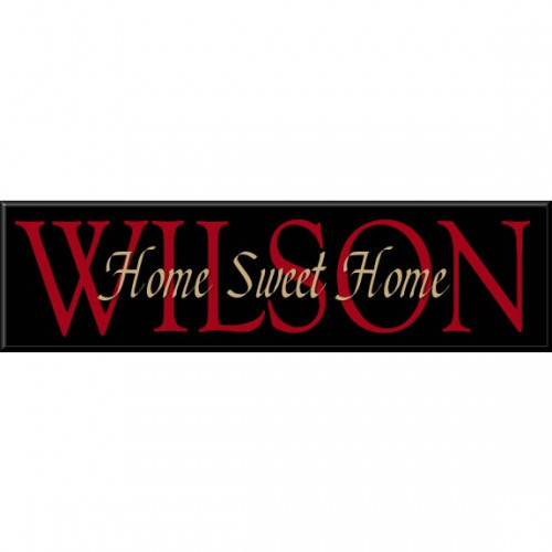 Here is great combo: select a favorite quote and add a family name for a wall plaque that will add dazzle to any foyer or room in your home. This Home Sweet Home Sign will delight any gift recipient. #home 