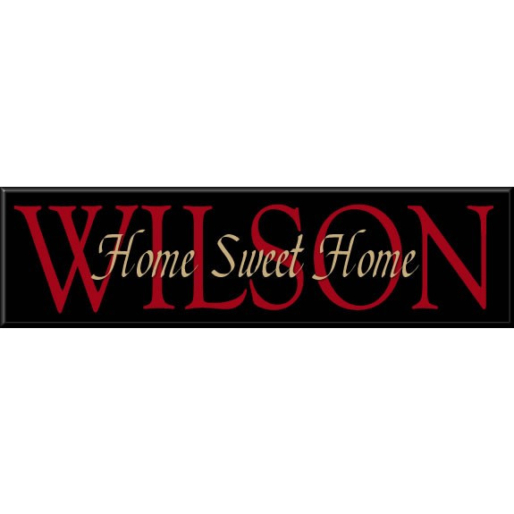 Here is great combo: select a favorite quote and add a family name for a wall plaque that will add dazzle to any foyer or room in your home. This Home Sweet Home Sign will delight any gift recipient. #home 