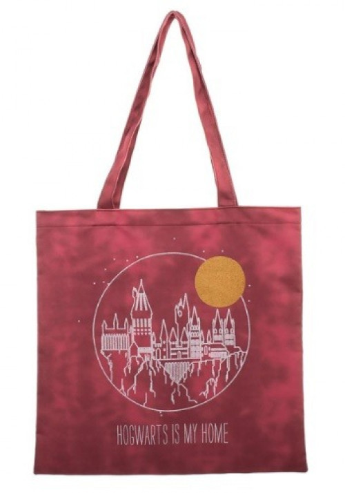 Complete your Harry Potter costume with this Harry Potter Hogwarts Is My Home Canvas Tote Treat Bag! #home 