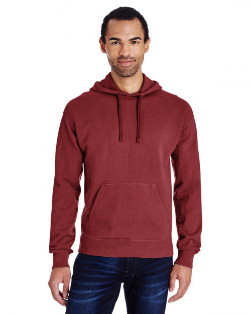 ComfortWash by Hanes GDH450 Unisex 80/20 Pullover Hood Sweatshirt - Cayenne - S #%20