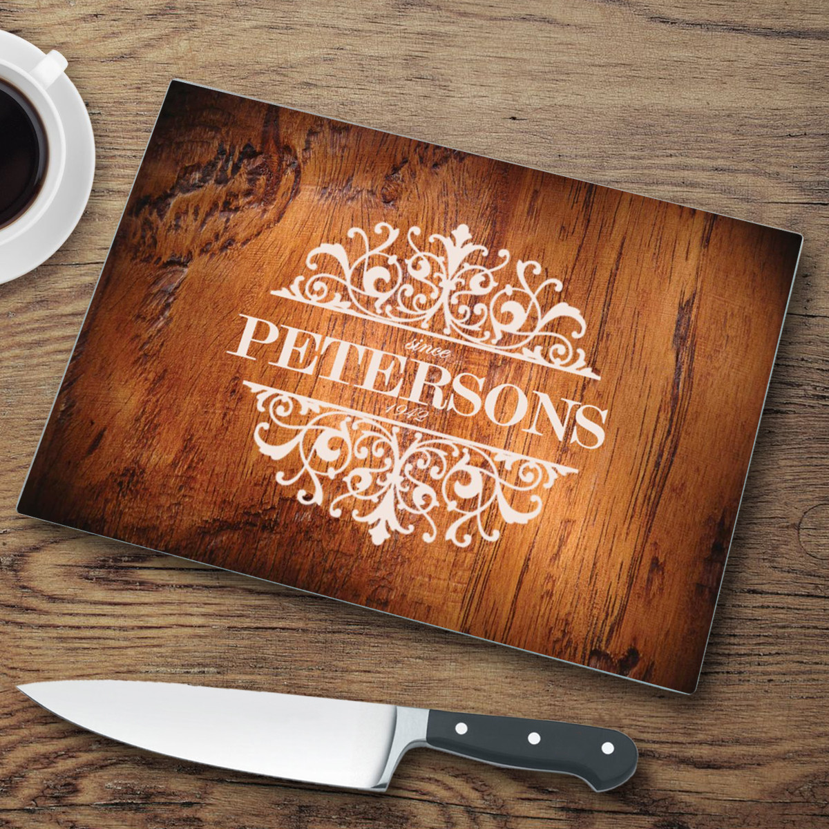 To create a family treasure for your future generations, customize a glass cutting board with your family details. If you wish to create a family treasure that can be passed on through generations, customize a glass cutting board with your family name. S #home 