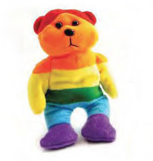 Gay pride Plush Full Rainbow Teddy Bear - LGBT lesbian Gifts - Lesbian and Gay Gift #gift