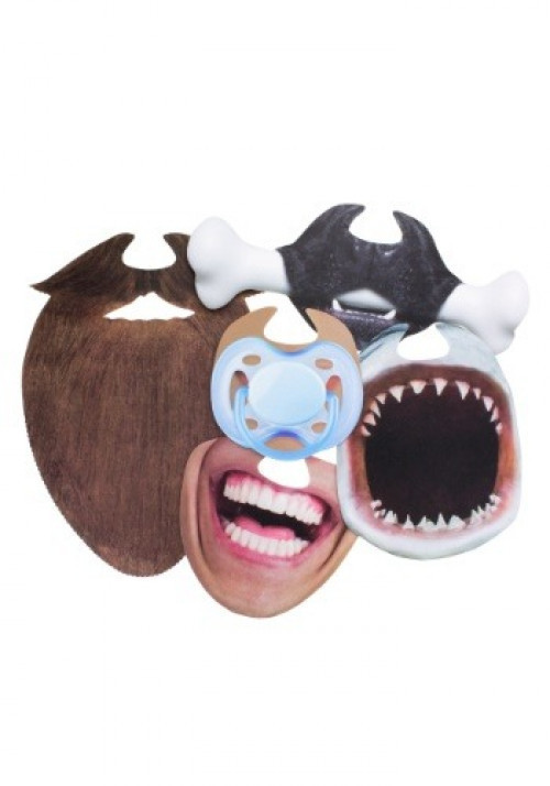 Here's a mask just for your mouth that is guaranteed to grab extra attention in your selfies, shared personally at parties or on Social Media. In fact, you can add extra fun at your parties when everyone shares these masks and lots of pictures are capture #gift