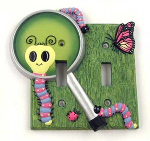 One Don't Bug Me double toggle lightswitch-plate cover, 4.75 X 4.75 inches. #decor