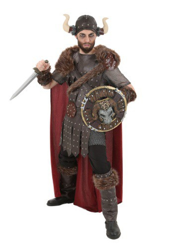 Many who seek the spirit of the viking face peril and adventure, but more often find beauty and charm and our Plus Size Legendary Viking Warrior Costume! Available in 2X. #plus