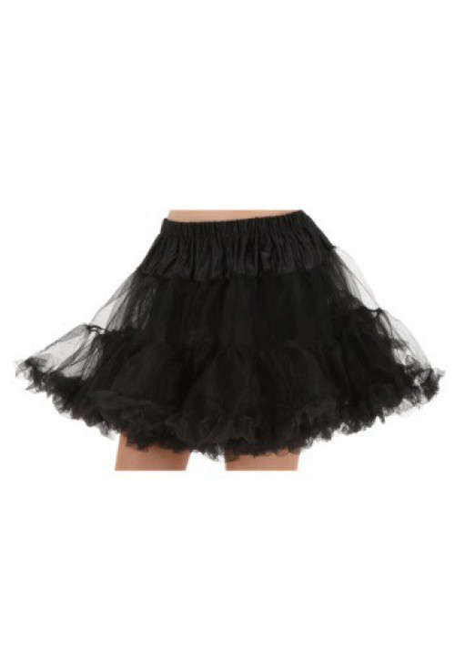 You'll love giving your look some extra volume when you wear our Plus Size Black Petticoat! An Exclusive to HalloweenCostumes.com! #plus