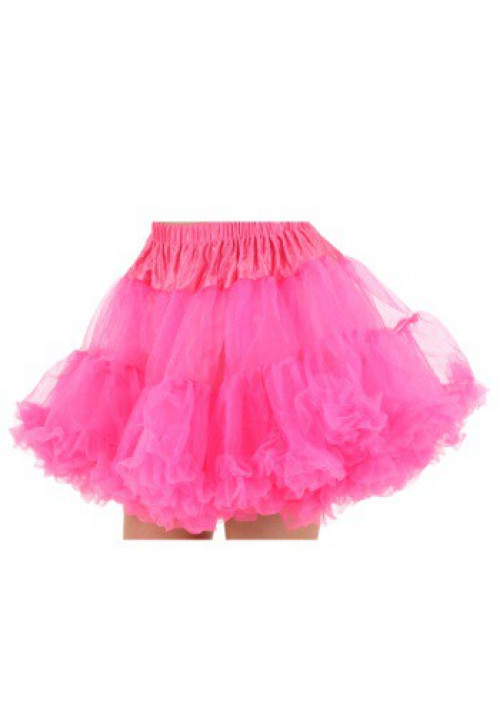 If you want to make a big statement with your costume this year, add our Plus Size Hot Pink Petticoat and be fashionable and fun. #plus