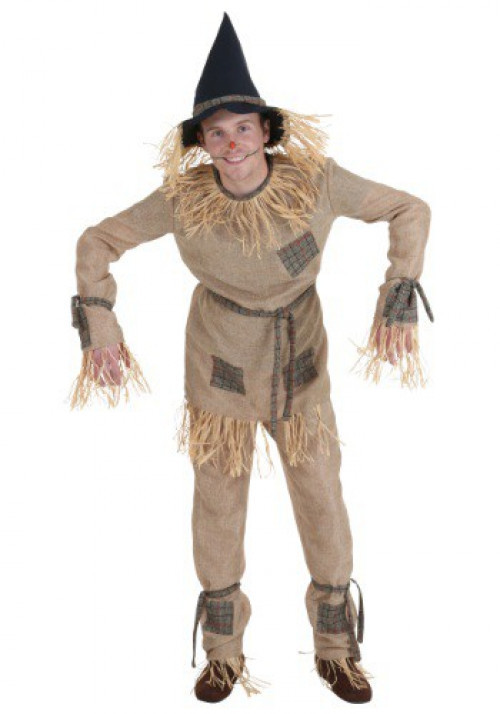 You won't be scaring crows or humans at all when you go in this Plus Size Silly Scarecrow Costume because it's just so cute! An exclusive you won't find anywhere else. Available in 2X. #plus