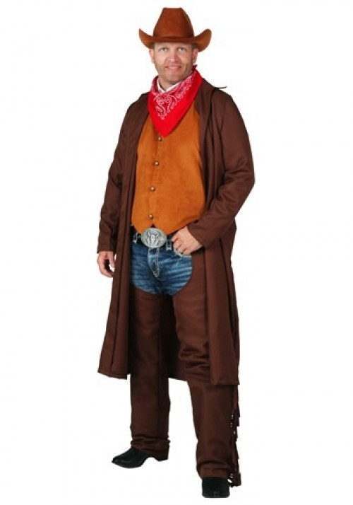When you wear a costume as authentic as this Plus Size Rancher Cowboy Costume, there's no way you won't have the urge to sing a few old western tunes while leading cattle across the plains. Available in 2X, 3X and 4X. #plus