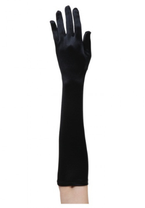 When you go in our Plus Size Black Gloves you'll look extra glamorous! These are long gloves just like starlets wore in the 1930s and 1940s. #plus