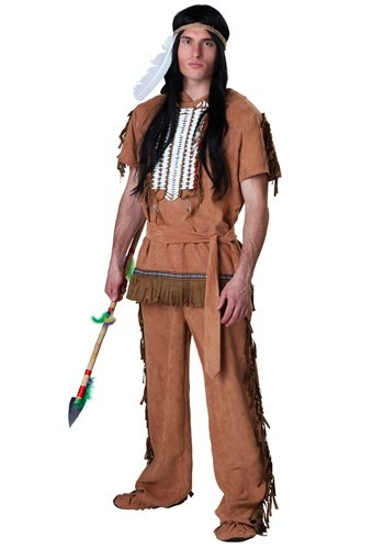 Become a legendary Native American hero with our Plus Size Native American Costume! Available in 2X and 3X. #plus